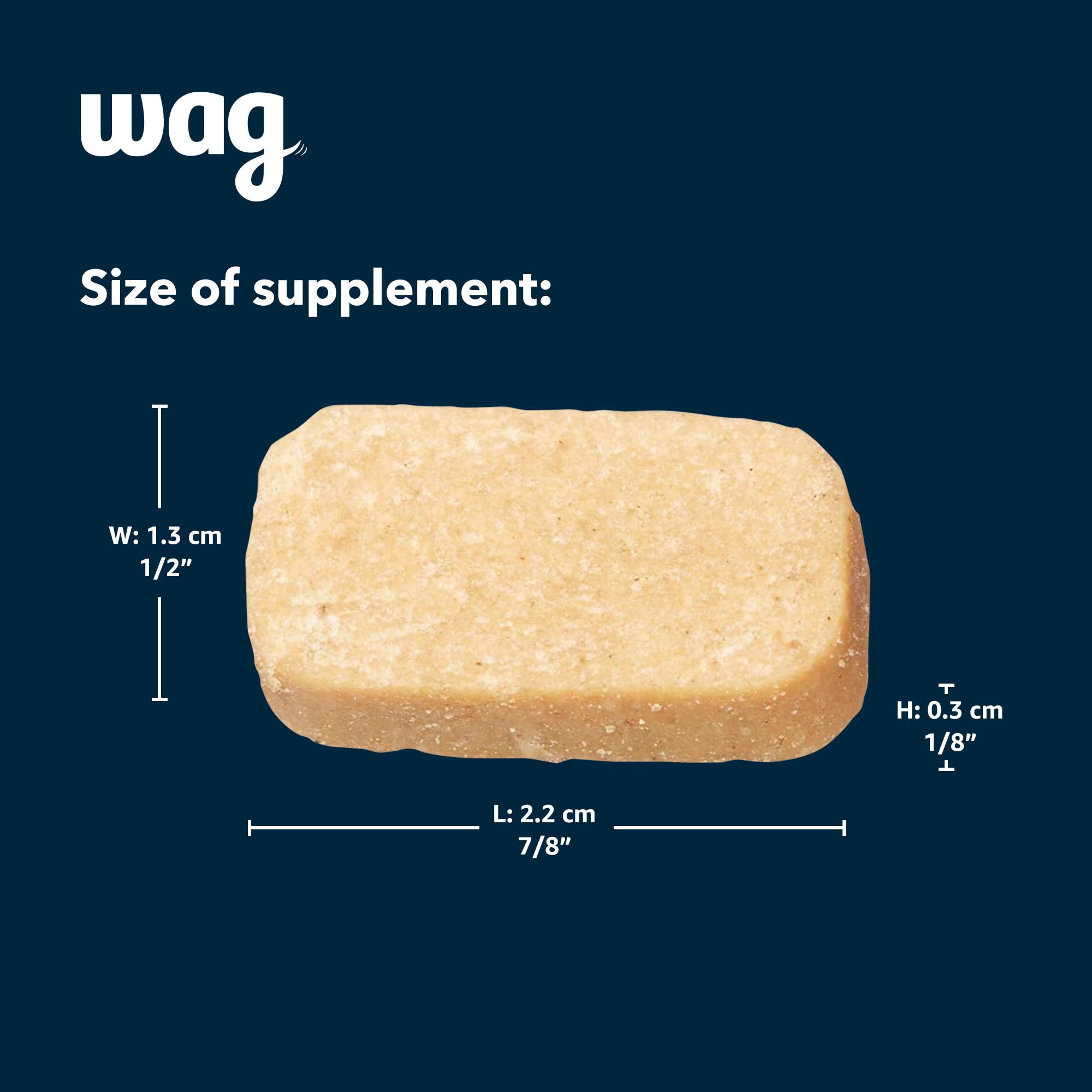 WAG probiotic dog chews no artificial colors or flavors