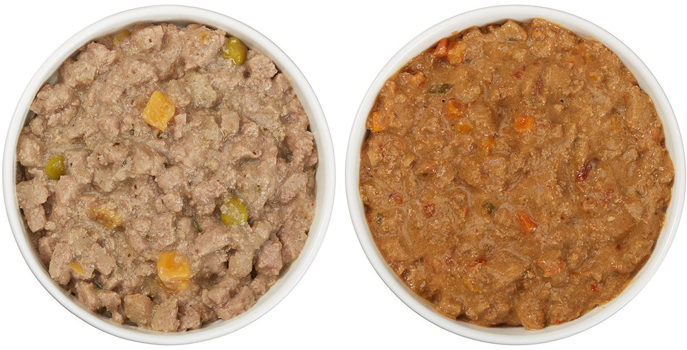 Gravy-rich Wag cups add flavor while keeping meat tender for easier chewing.