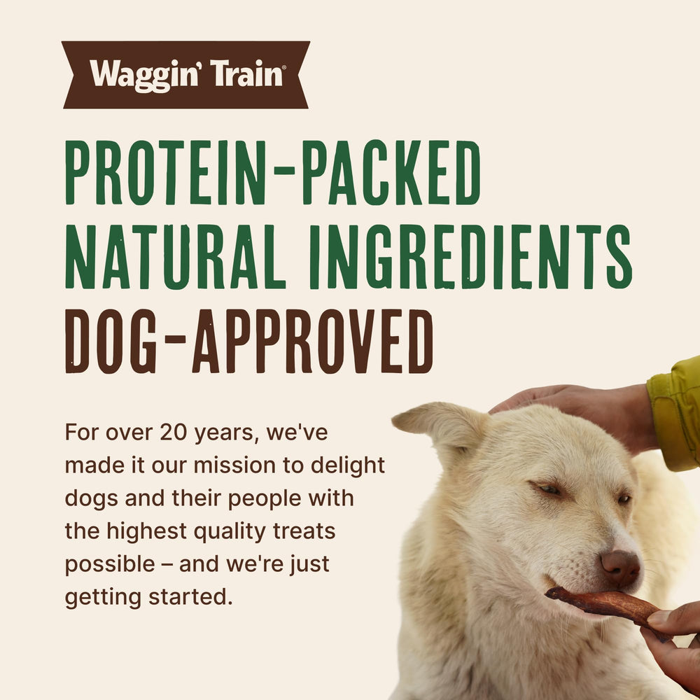 Grain-free and corn-free Waggin' Train jerky, no fillers