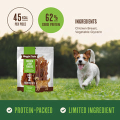 Waggin' Train jerky tenders on counter, ideal for training rewards