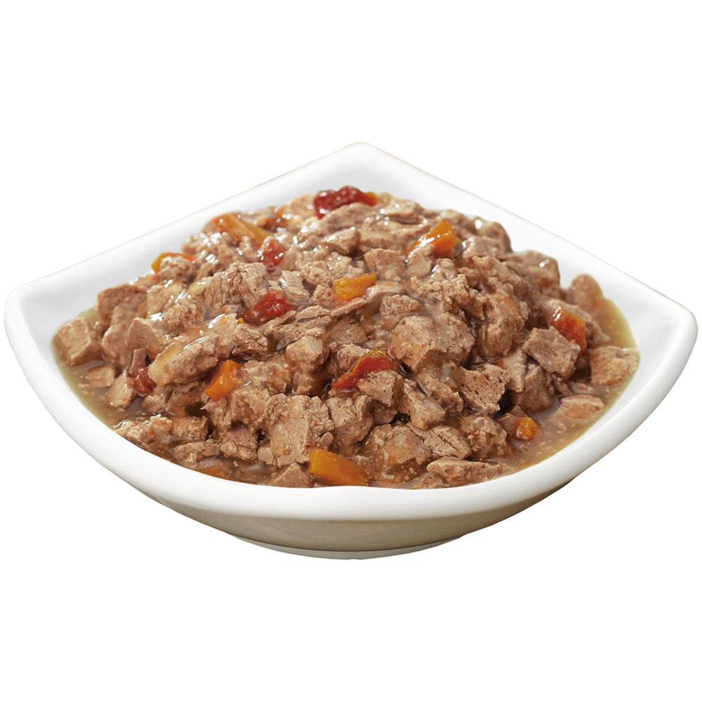 Waggin' Train Purina seafood entrees variety pack on counter for daily dinner rotation.