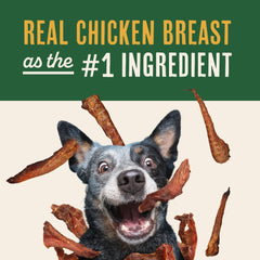 Waggin' Train turmeric-dusted jerky; irresistible aroma for even picky eaters.
