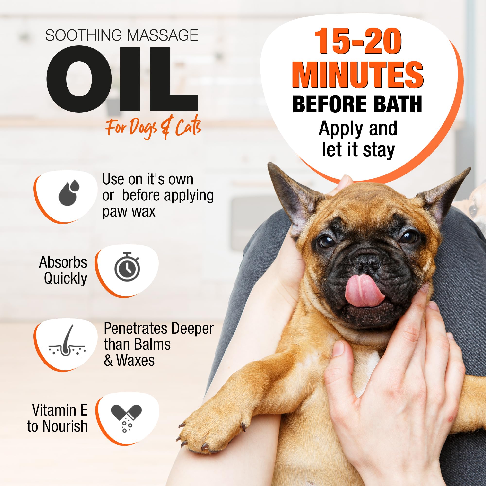 Wagging Tails 6-in-1 soothing oil dry skin hydration for irritated patches