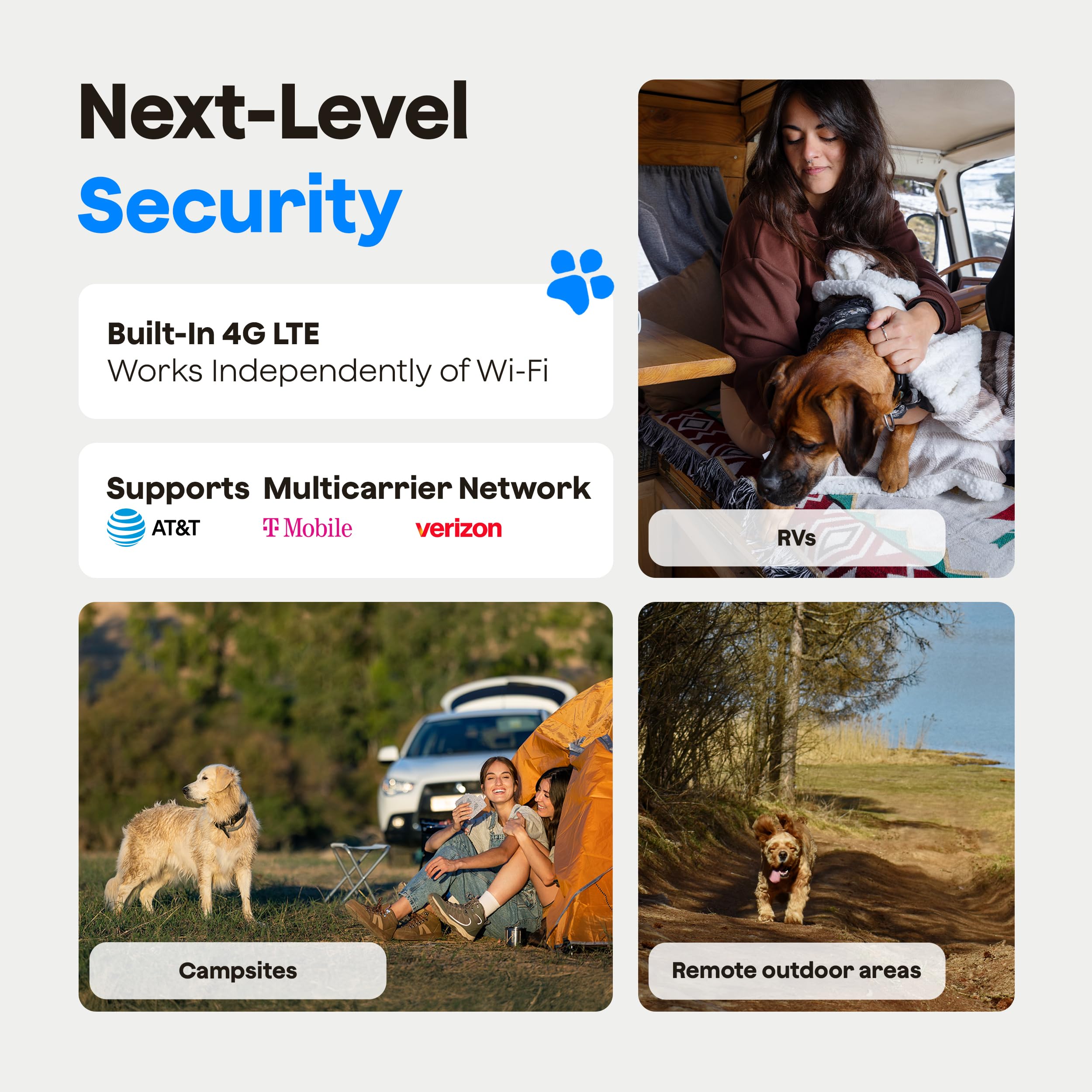 Waggle no-WiFi setup for camping and RV use.