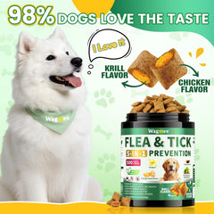 Wagmee chews chicken exterior highlights tasty flavor appeal for dogs