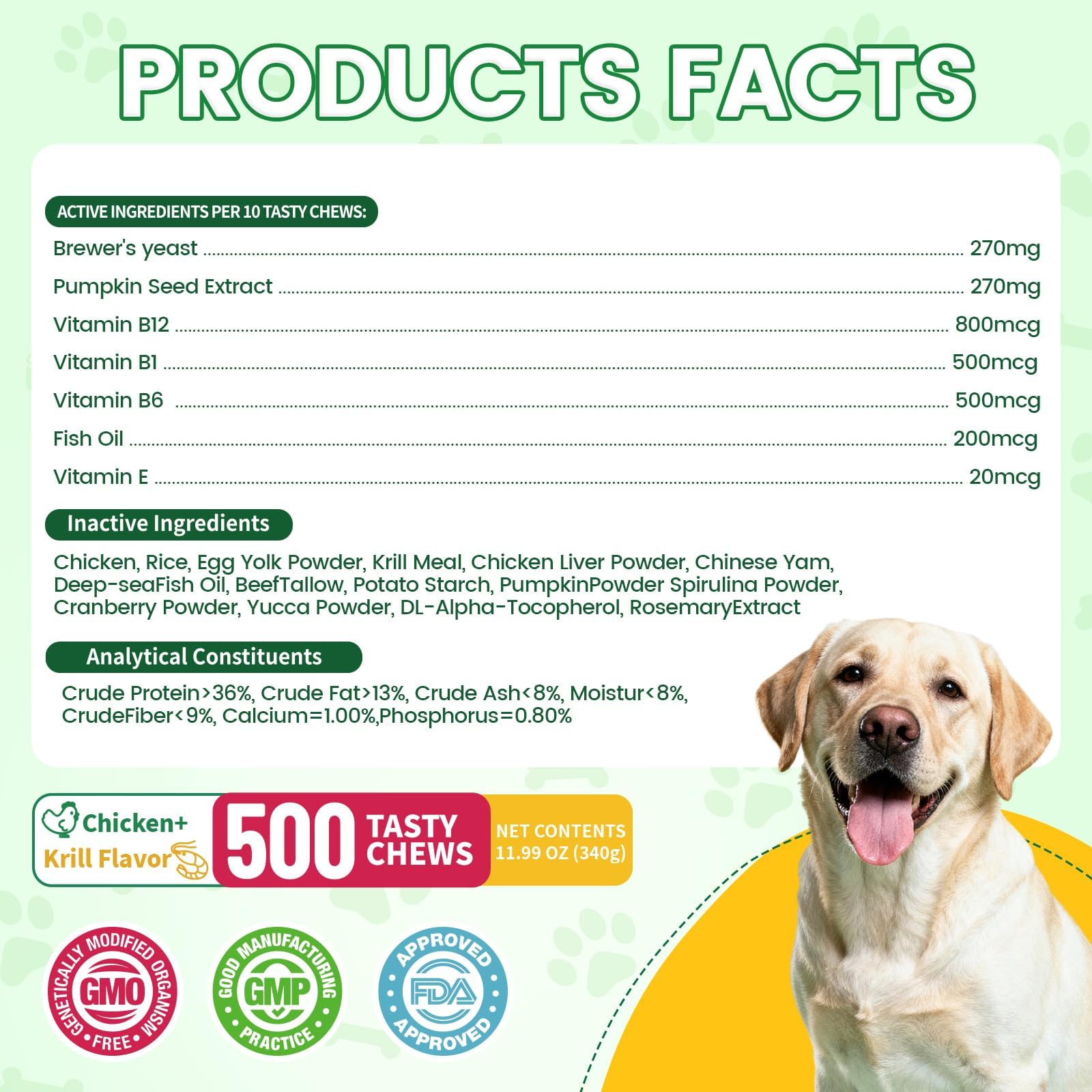 Wagmee chews packaging front showcases brand and benefits