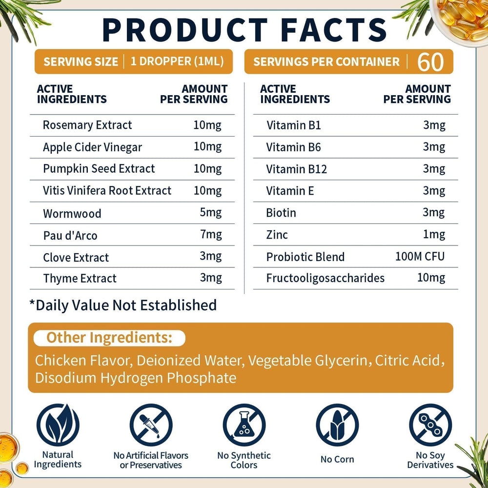 Wagmee label features rosemary and thyme botanicals.