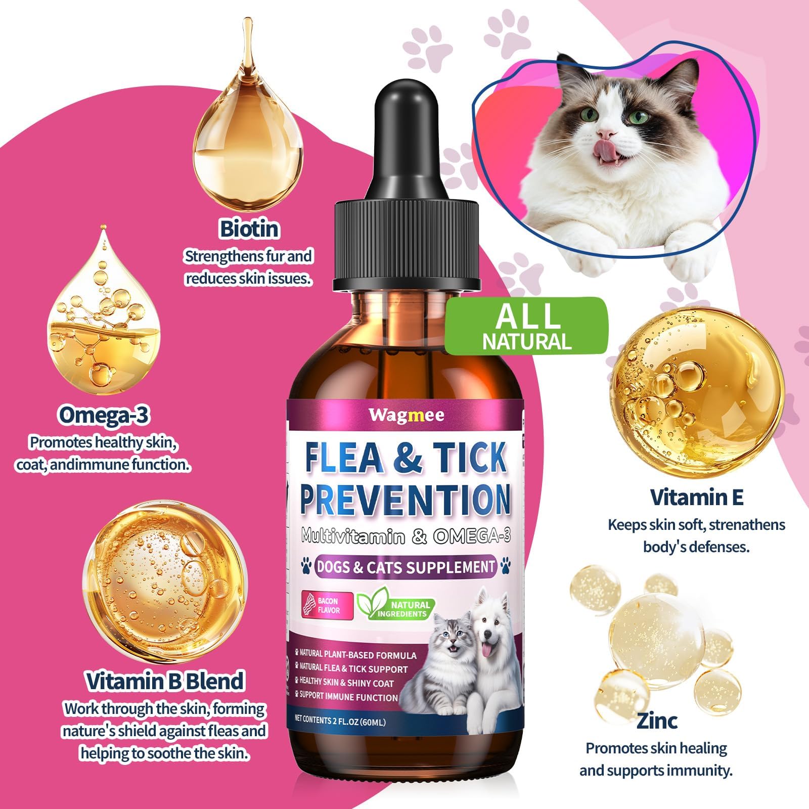 Wagmee daily wellness supplement with plant-based ingredients