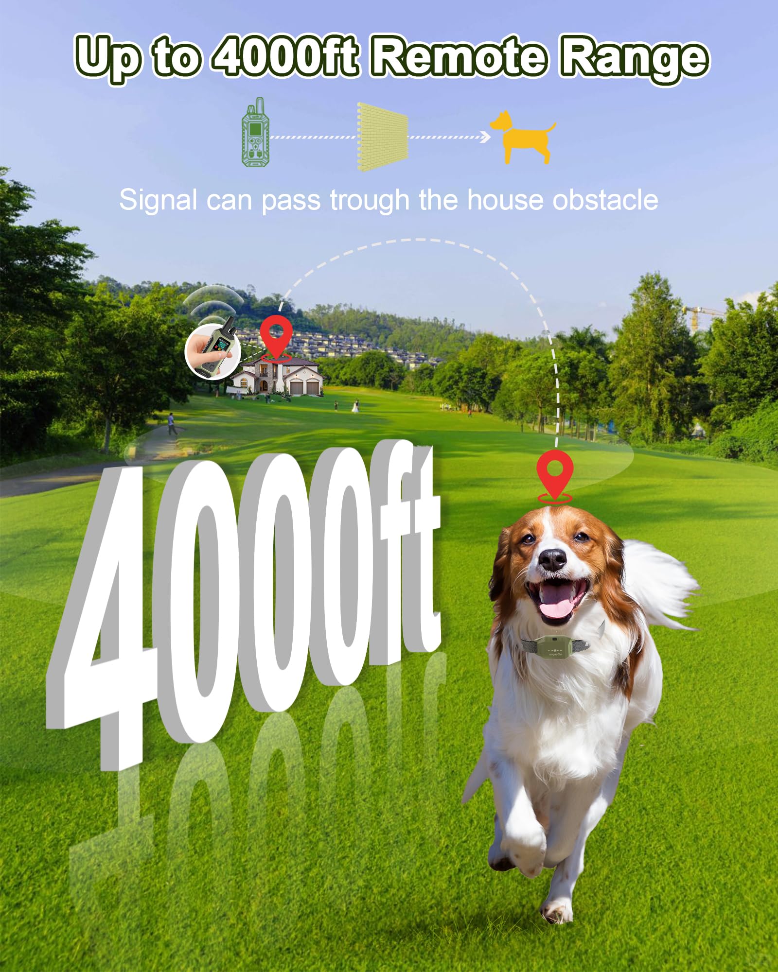 Wagnation long-battery-life collar ready for travel and camping
