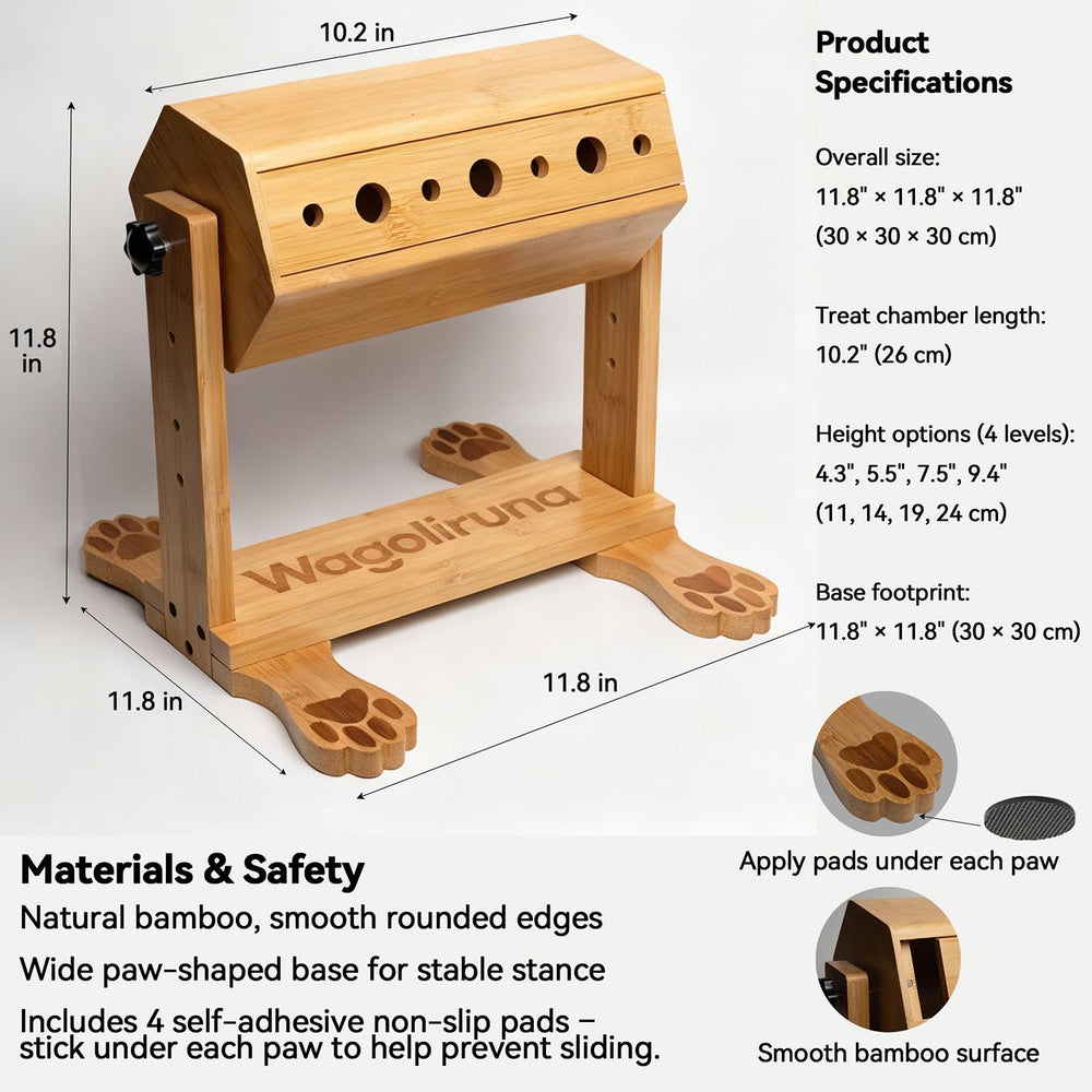 Wagoliruna Nail File Toy bamboo construction—eco-friendly and durable.