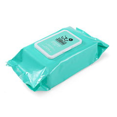 Wags & Wiggles wipes for face; fragrance-free daily cleansing for sensitive dogs.