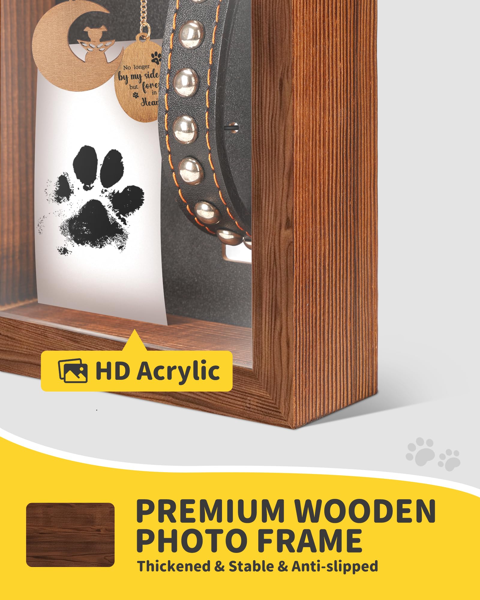 WagvyGo 360° rotating frame displays photos from every angle.