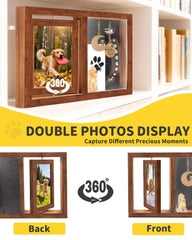 WagvyGo personalized plaque records your pet's name and dates.