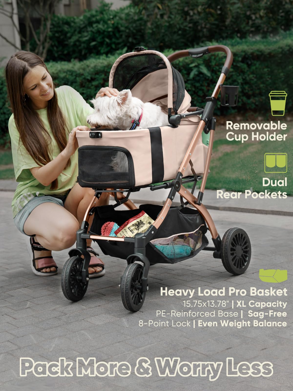 WagvyGo waterproof interior liner with detachable base pad for cleaning