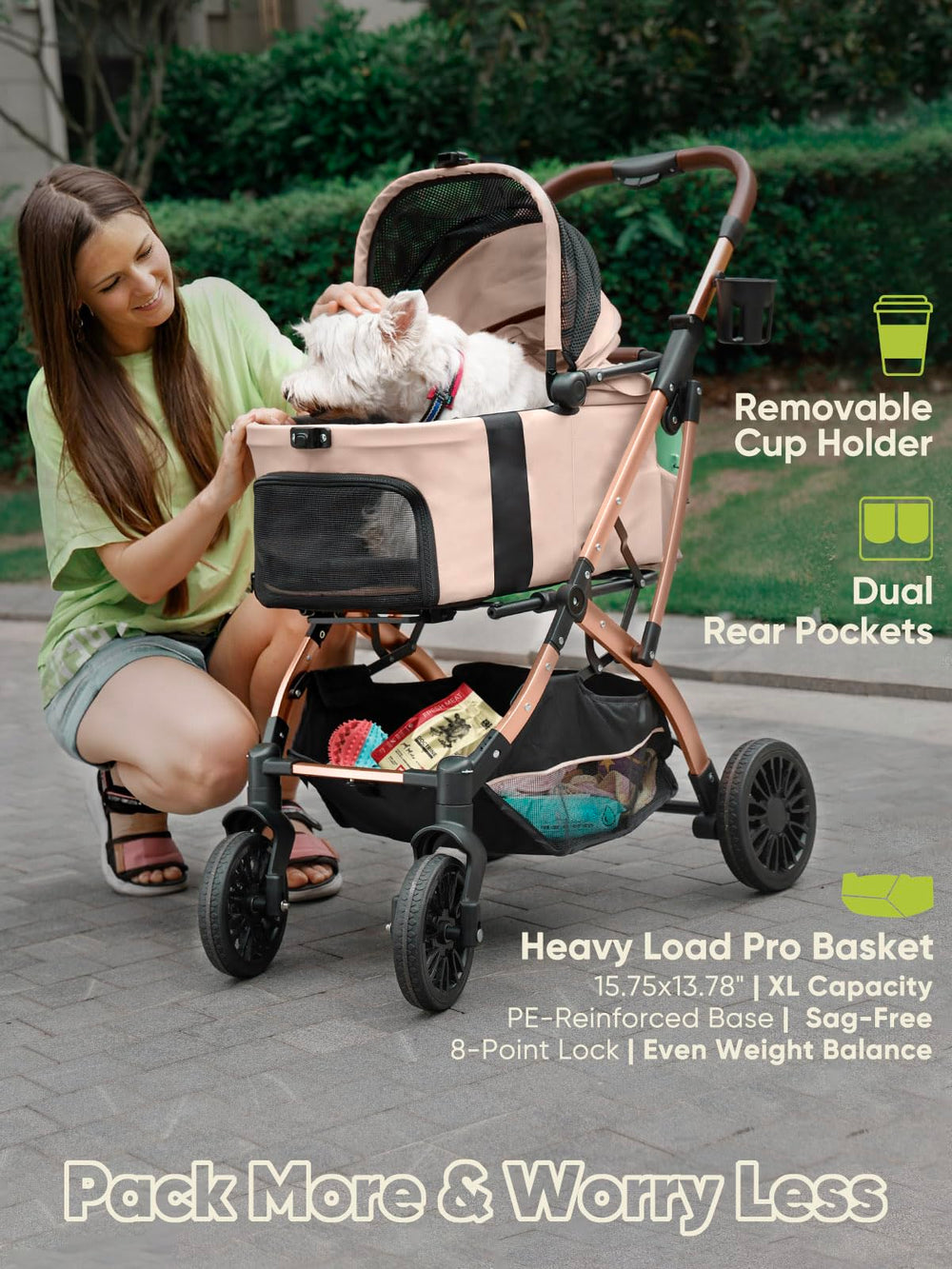 WagvyGo waterproof interior liner with detachable base pad for cleaning