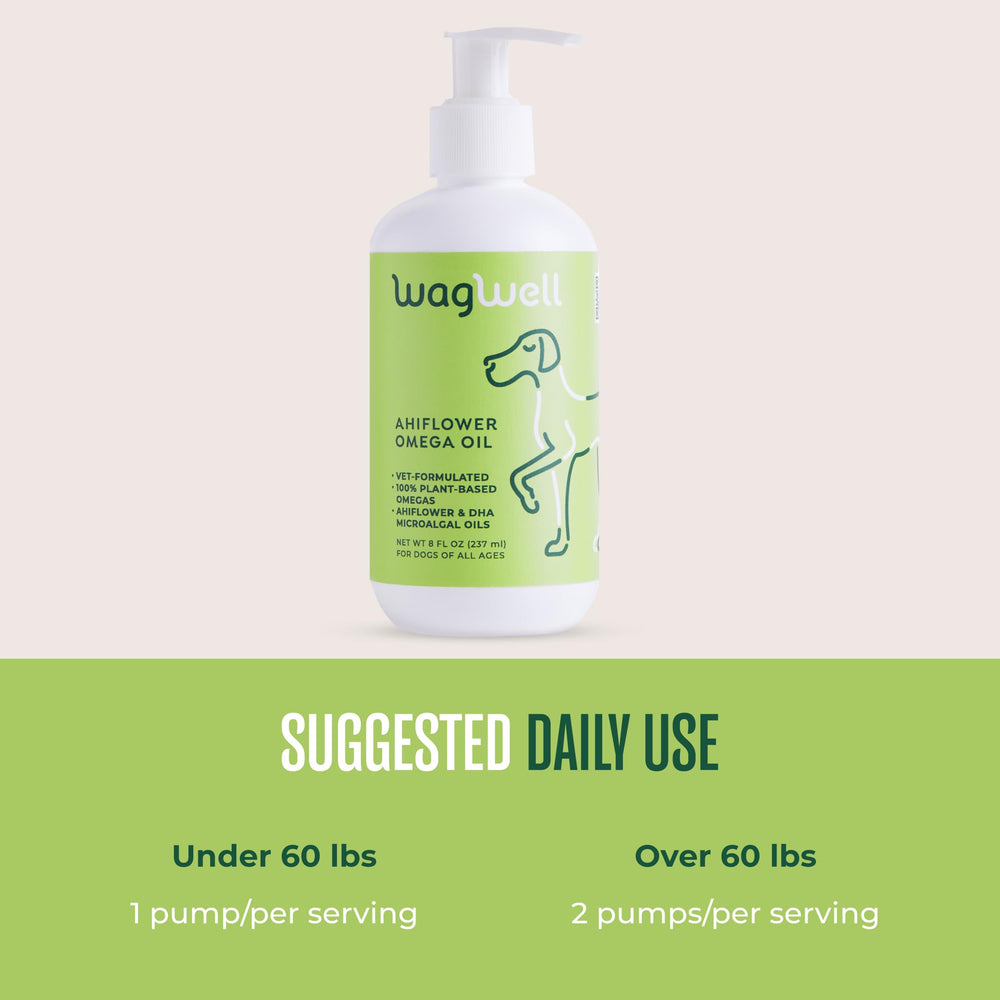 USA-made seal on WagWell Ahiflower Omega Oil packaging
