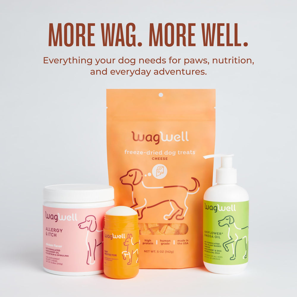 WagWell Paw Protector is dermatologist tested and veterinary trusted for dog safety.
