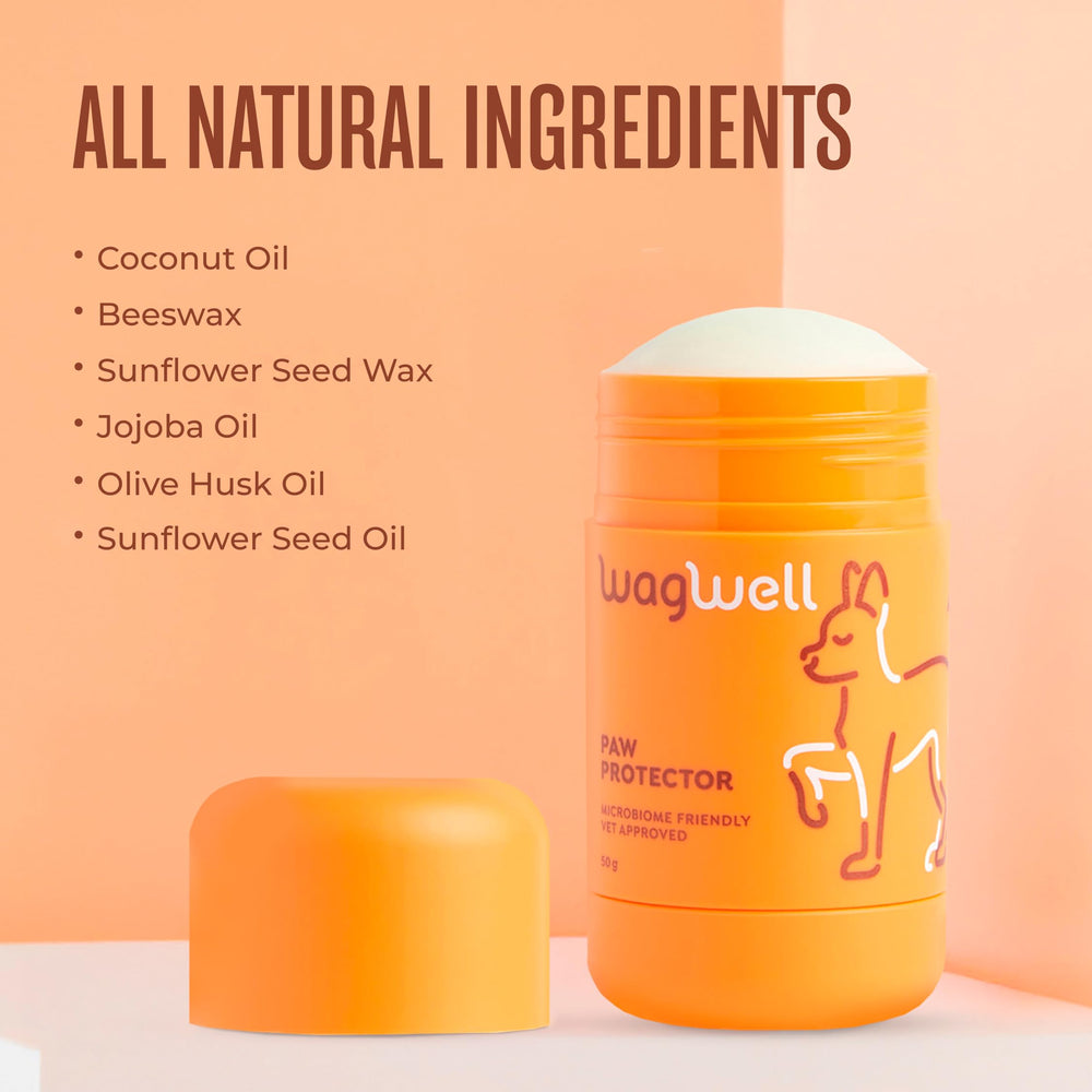 WagWell Paw Protector uses a scent-free formula that's vet-approved and microbiome-friendly.