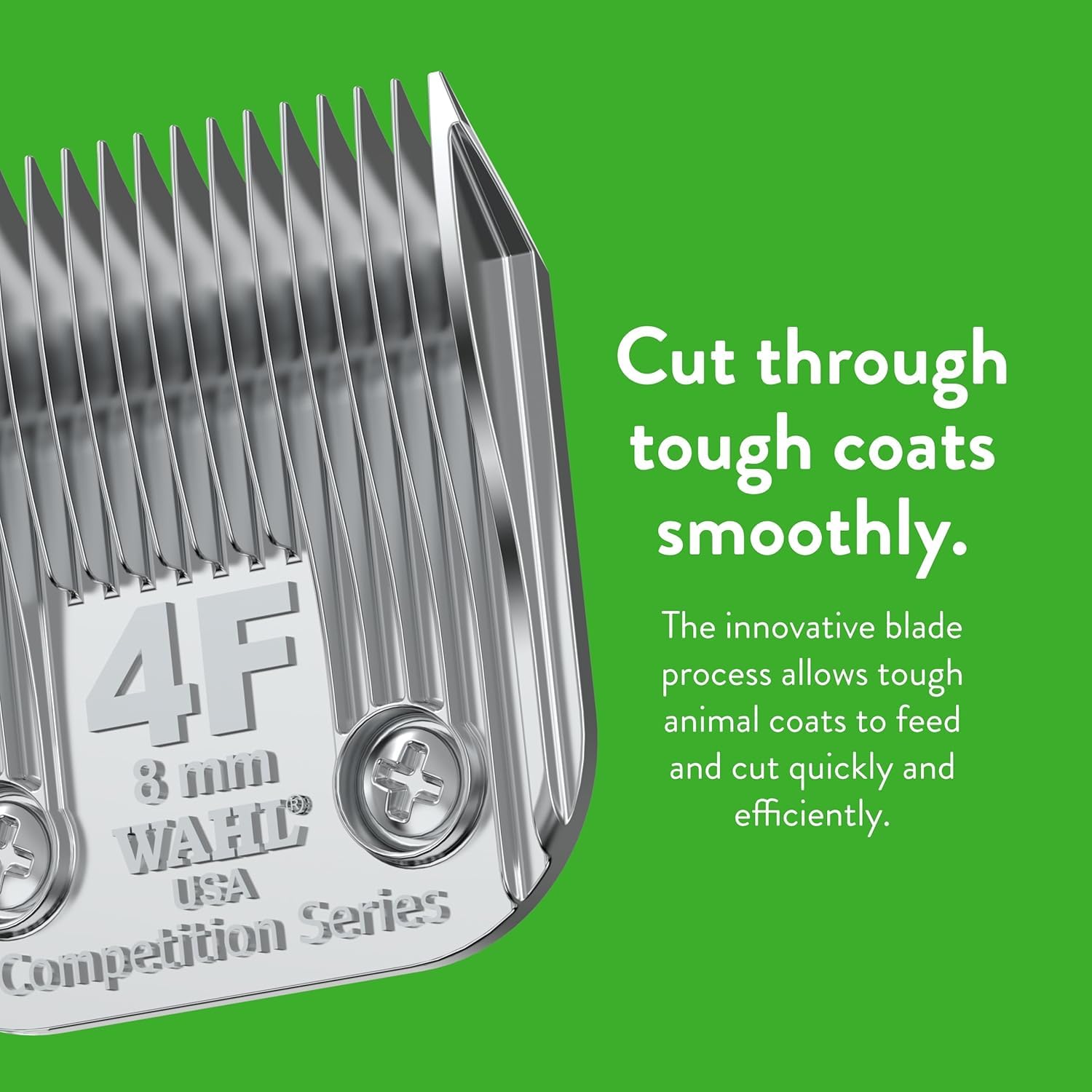 Wahl 4F blade ideal for dogs, cats, horses and larger animals.