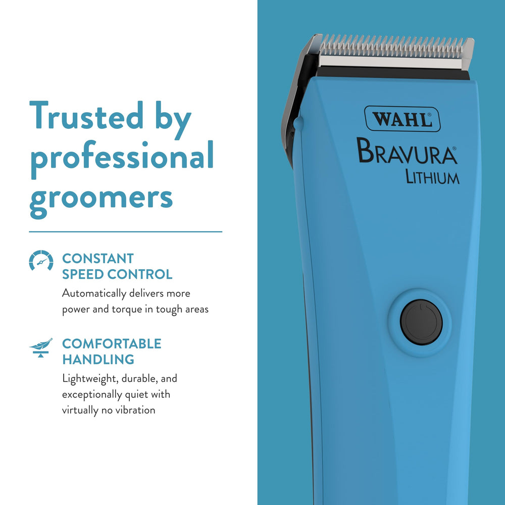 Horse grooming with WAHL Bravura clipper highlighting versatility