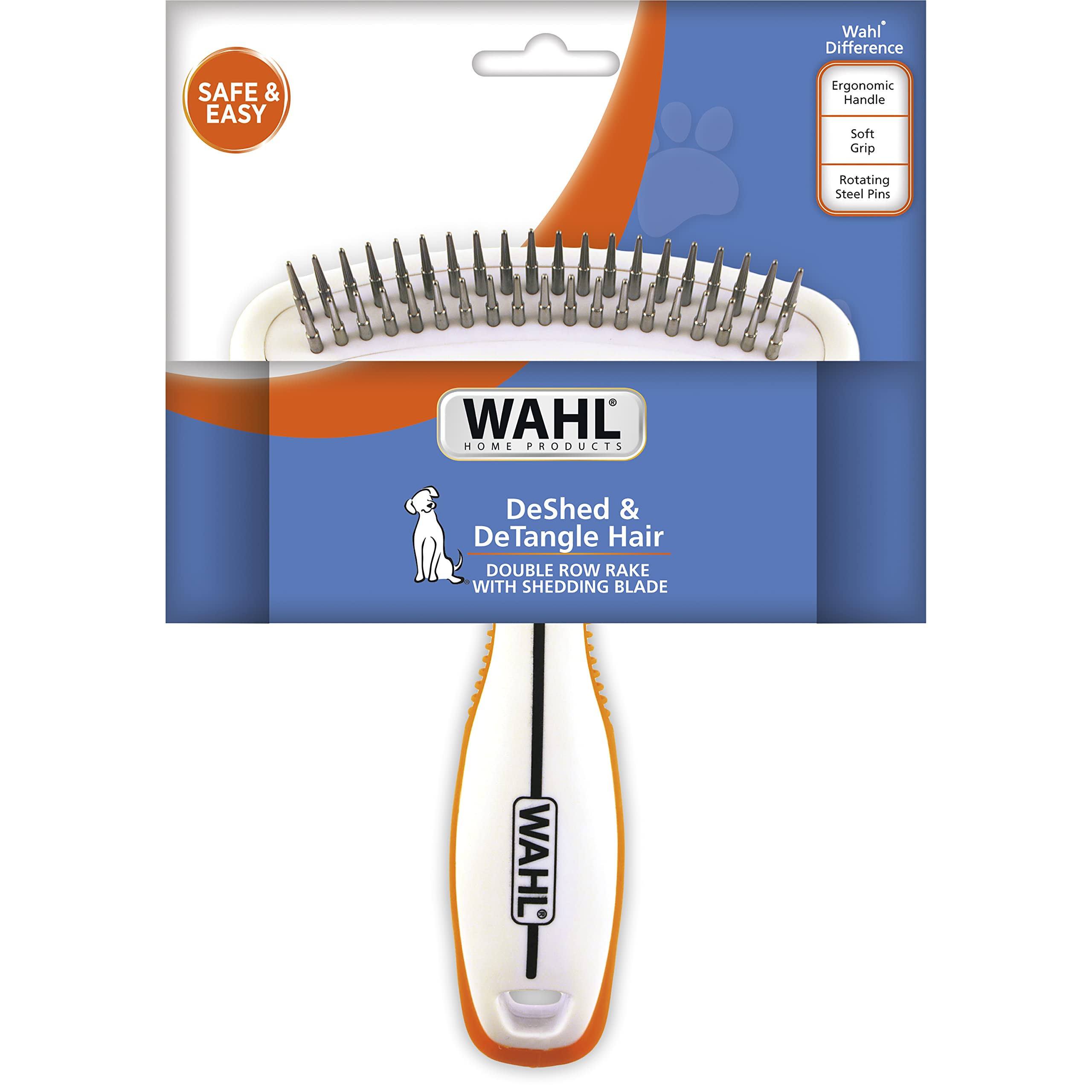 Wahl coat-friendly rake for efficient at-home grooming