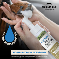Wahl dog paw scrubber brush with removable applicator for easy dirt removal.
