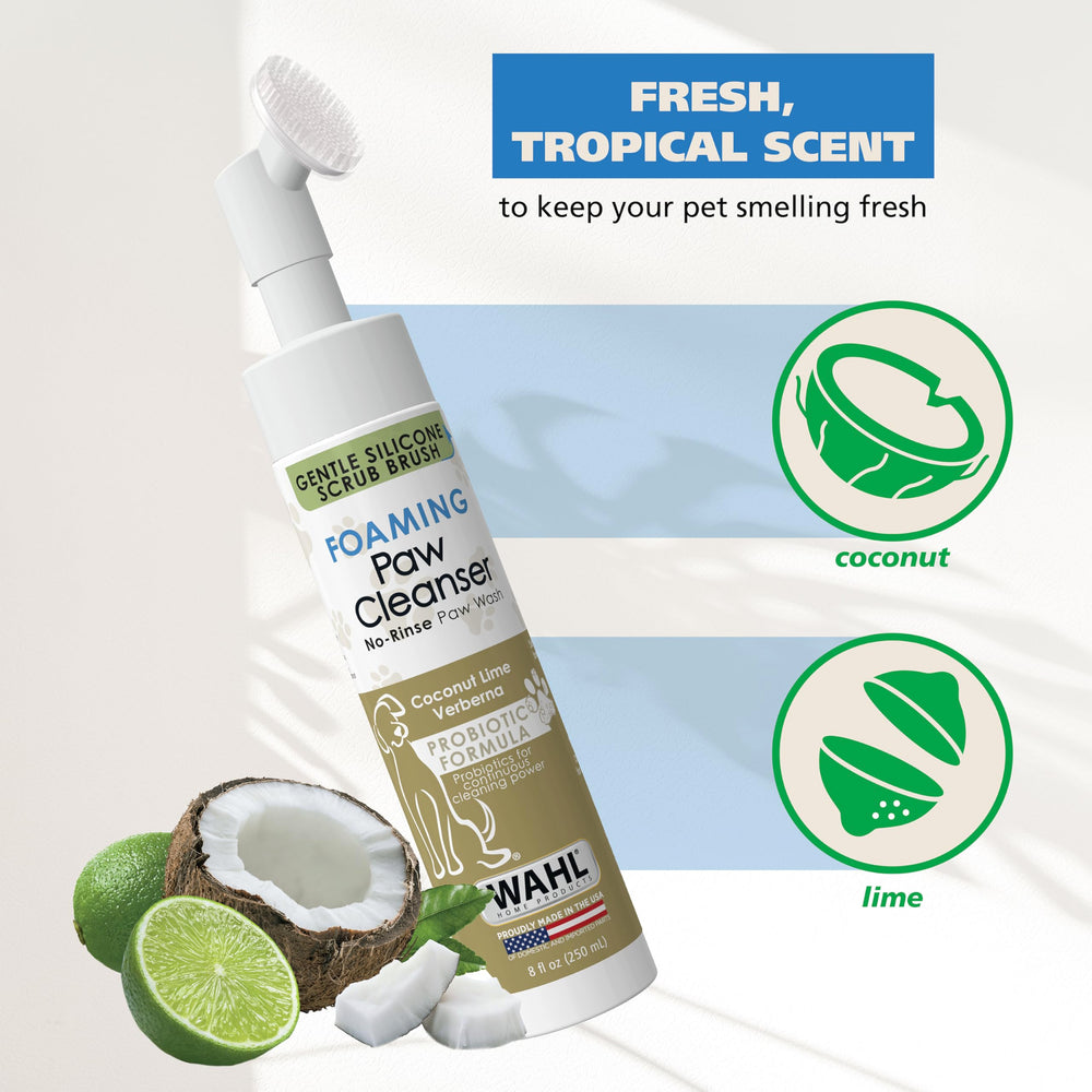 Wahl paw cleaner suitable for all dog sizes and on-the-go use.