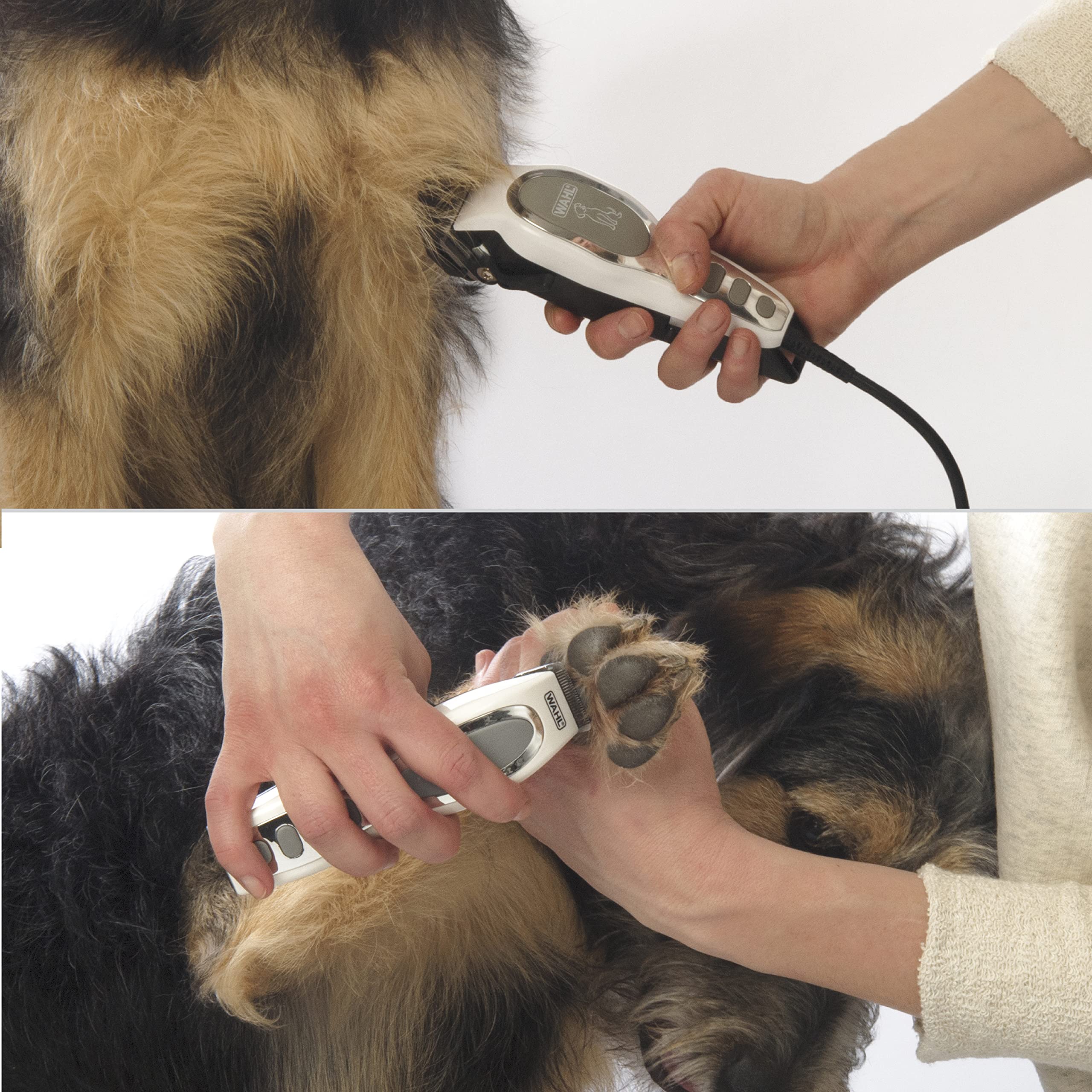 Bonus detail trimmer for precise face and paw grooming