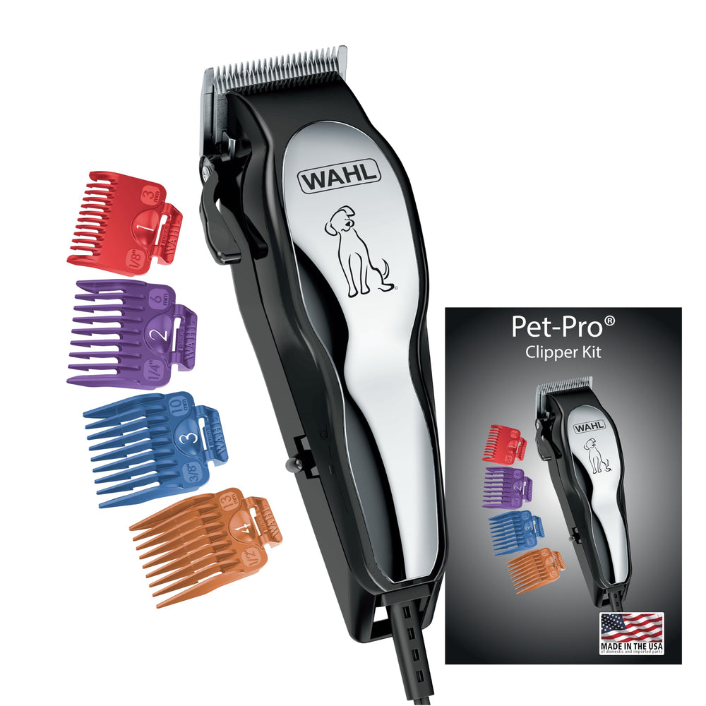 Wahl Pet-Pro clipper close-up showing precision blades for smooth grooming