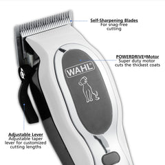 Close-up of detachable blades showing easy, hygienic blade changes