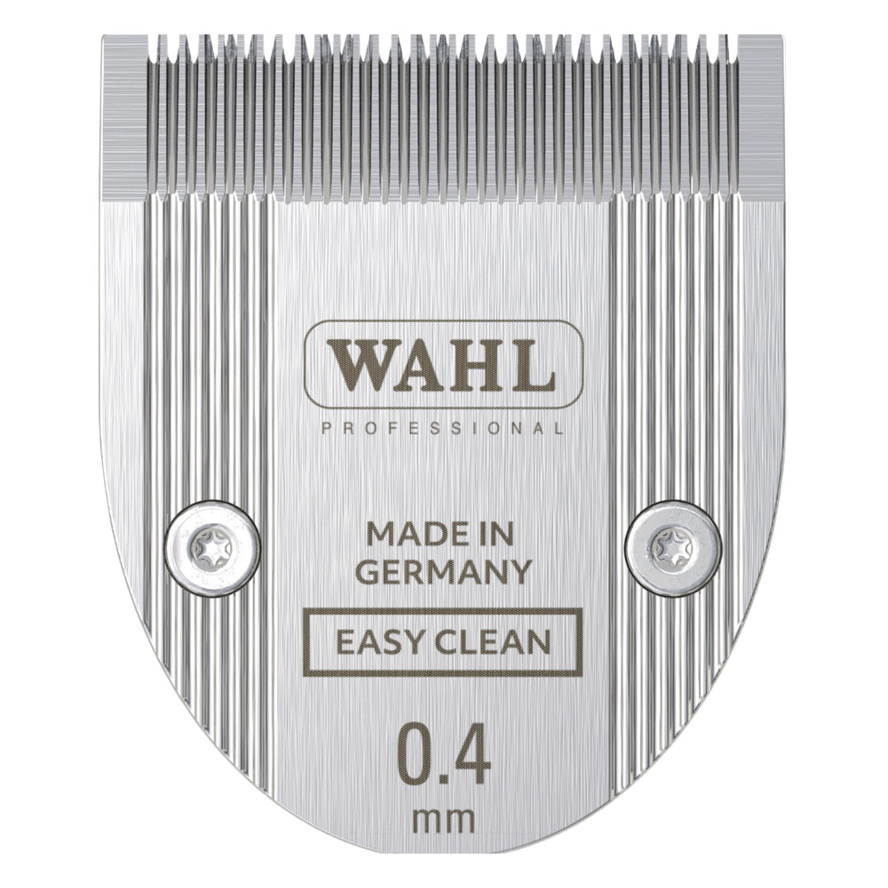 Wahl Pro Animal Easy Clean blade close-up showing durable steel for precise grooming