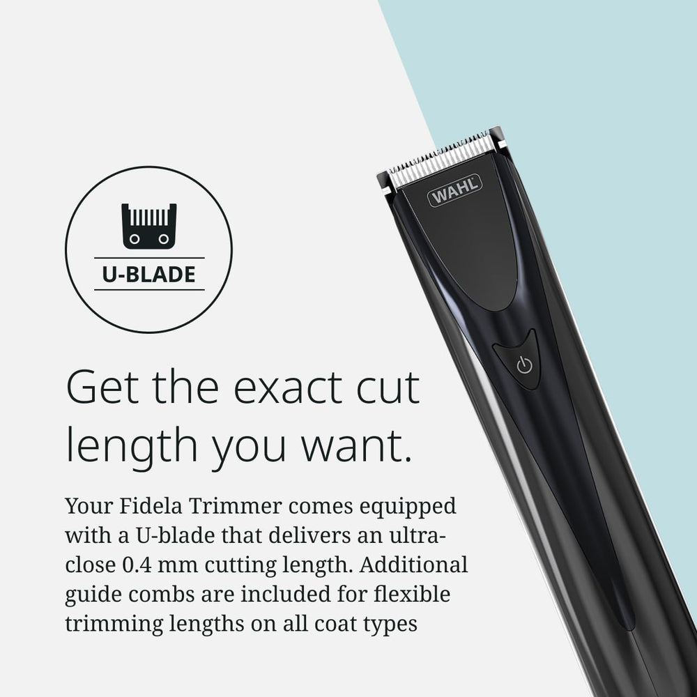 Cordless Fidela Trimmer with USB charging and LED indicator