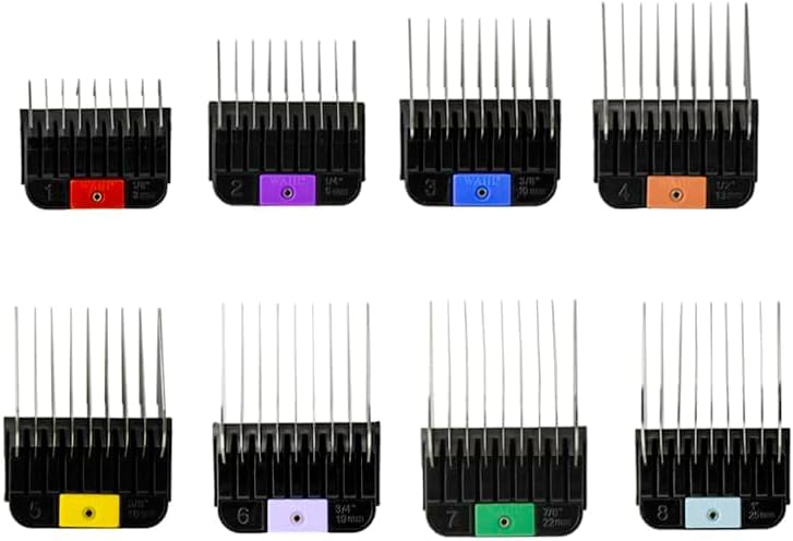 Wahl Pro Animal snag-free combs glide through coats for calm grooming sessions.