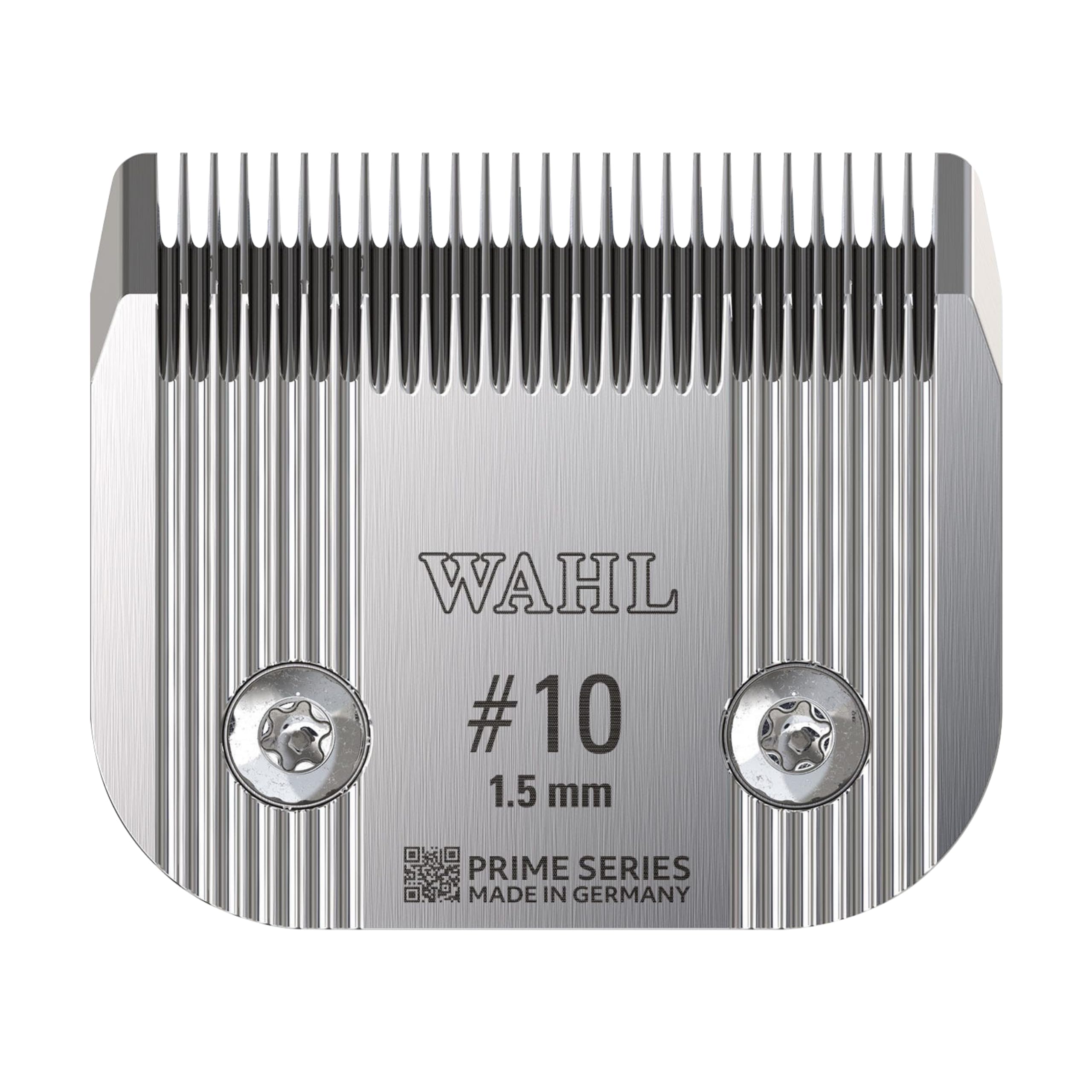 Wahl Pro Animal Wide Prime Series blades close-up view in high-carbon steel for durability