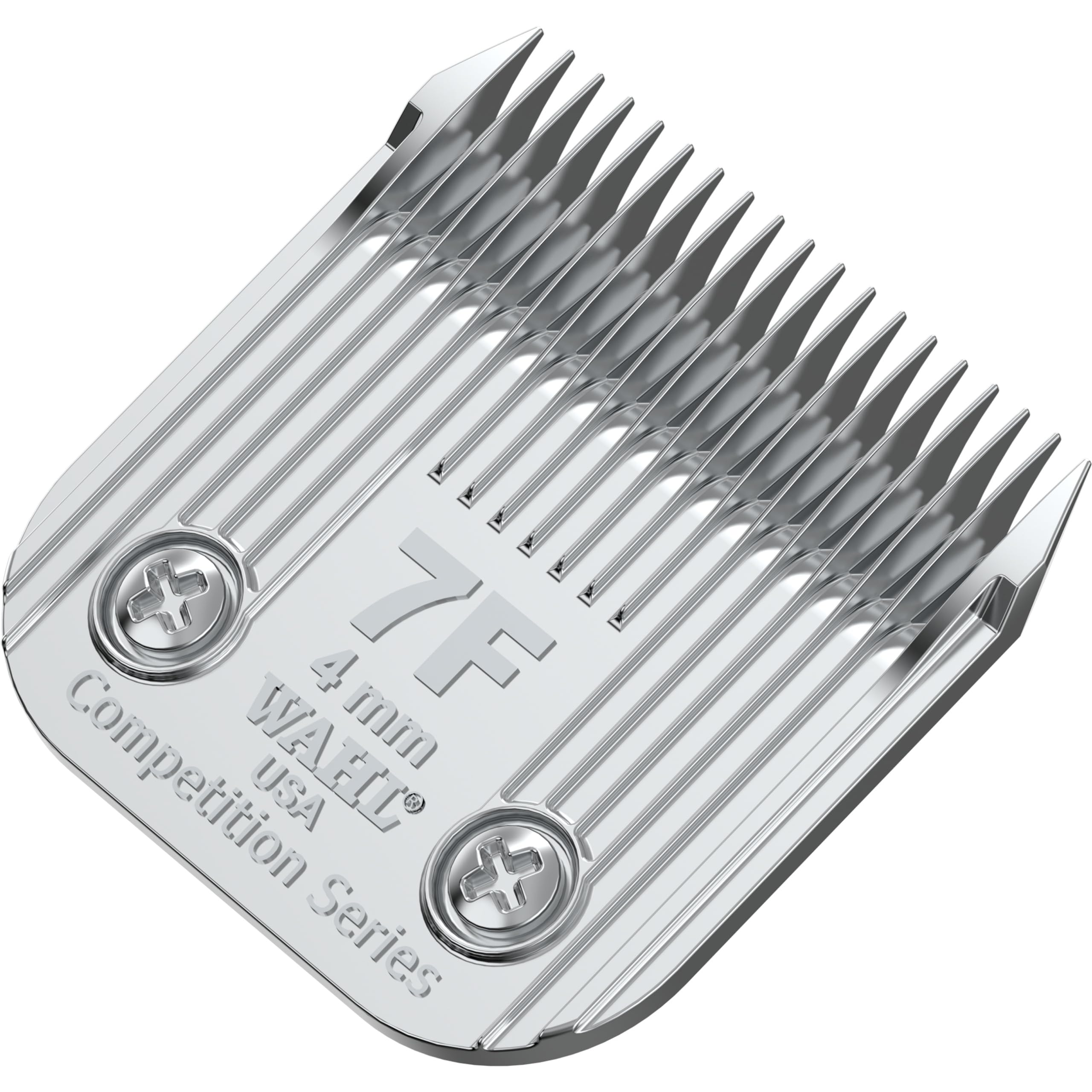 Wahl Professional Animal 7F blade close-up showing precision cut capability for show coats