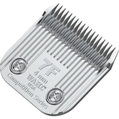 Wahl Professional Animal 7F blade close-up showing precision cut capability for show coats