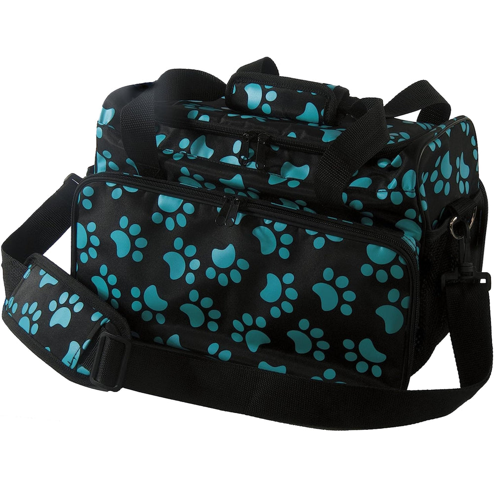 Wahl travel tote side pocket keeps grooming tools within easy reach.