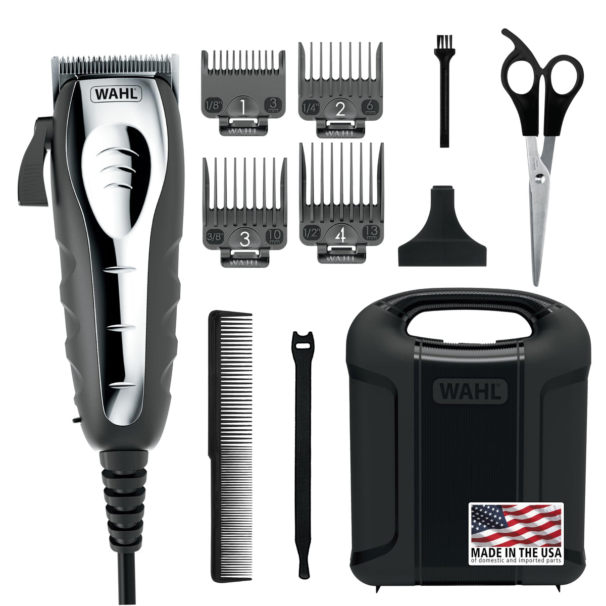 Wahl Quiet Pro corded clipper handle for comfortable home grooming sessions