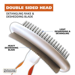 Wahl rotating pins in action promoting detangling and light deshedding