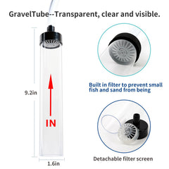 Waifoter adjustable flow control for precise water removal