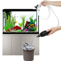 Waifoter water change siphon used for gentle gravel cleaning and water replacement