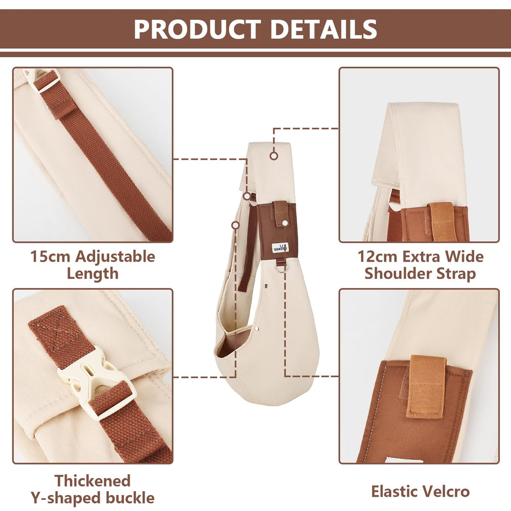 Wakytu dog sling breathable fabric makes pets feel cool outdoors