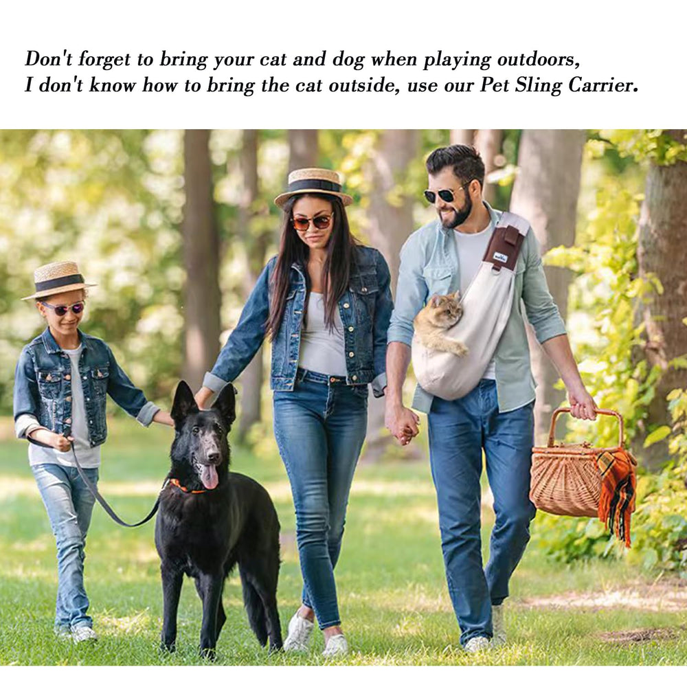 Wakytu dog sling lightweight and foldable for easy storage