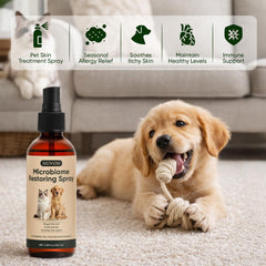 Wanciment NUVON postbiotic spray skin irritation relief promotes comfortable coat health