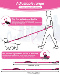 WANFIRE car seatbelt attachment keeps dogs secure during car trips.
