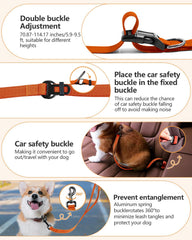 WANFIRE hands-free leash in handheld mode for precise steering.