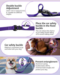 WANFIRE hands-free dog leash in handheld mode for quick control during errands.
