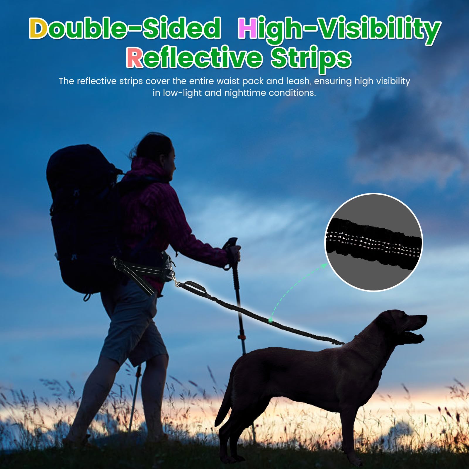 WANFIRE reflective design enhances visibility in low light.