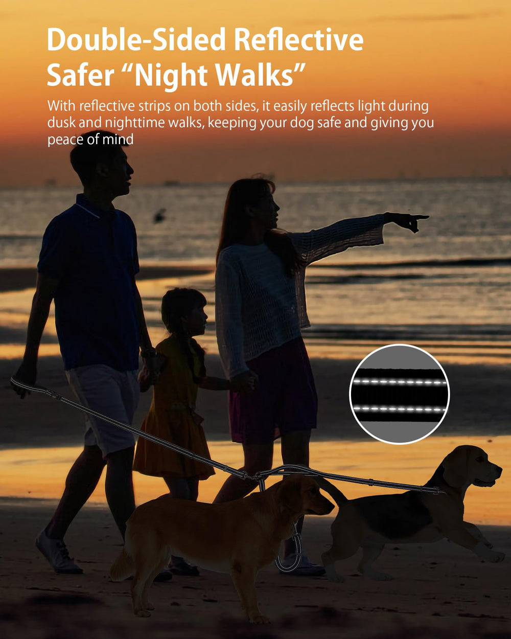WANFIRE reflective strips enhance visibility in low light conditions