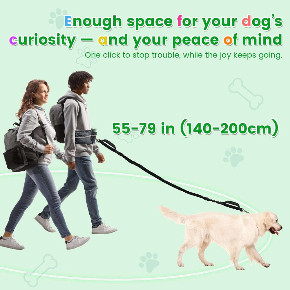 WANFIRE two-pocket waist bag keeps essentials secure during walks.